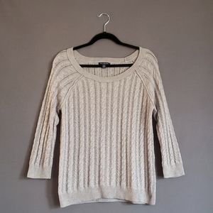 American Eagle cable knit sweater, size M